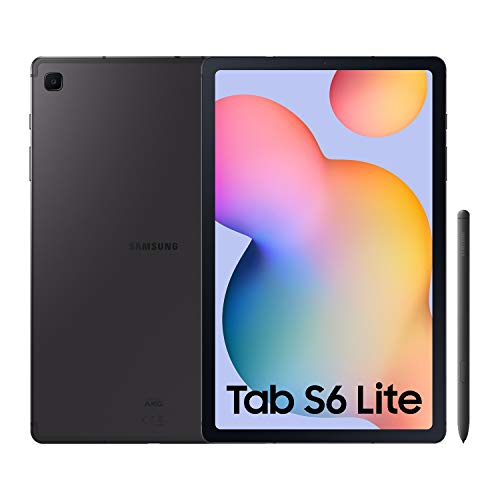 SAMSUNG Galaxy Tab S6 Lite - Tablet de 10.4" (WiFi, Procesador Exynos 9611, RAM de 4GB, Almacenamiento de 64GB, Android 10) - Color Gris [Versión española]