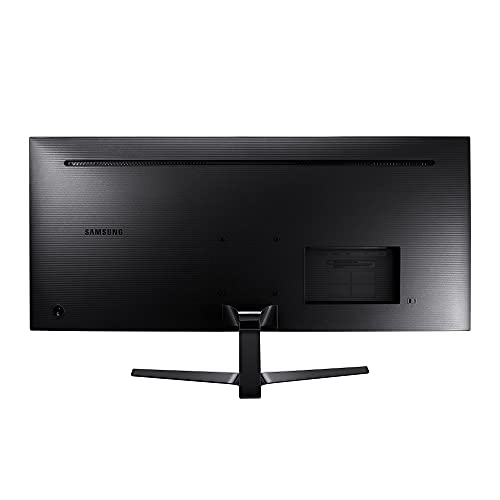 Samsung LS34J552WQRXEN - Monitor 34" UltraWide QHD, 3440x1440, 4 ms, 75 Hz, FreeSync, LED, VA, 21:9, 3000:1, 300 CD/m², 178°, HDMI, PBP, Pip, Base en V, Gaming, Negro