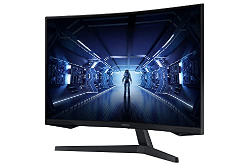 SAMSUNG Odyssey C32G55T - Monitor gaming curvo de 32" WQHD (2560x1440, 144 Hz, 1ms, 1000R, HDR10, AMD FreeSync Premium) Negro