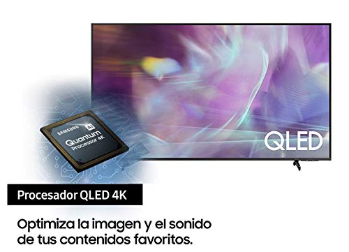 Samsung QLED 4K 2021 55Q65A - Smart TV de 55" con Resolución 4K UHD, Procesador 4K, Quantum HDR10+, Motion Xcelerator, OTS Lite y Alexa Integrada