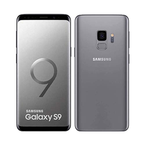 Samsung Smartphone Galaxy S9 de 64 GB de 5,8 pulgadas, 12 MP, sin SIM, en gris titanio (Reacondicionado)