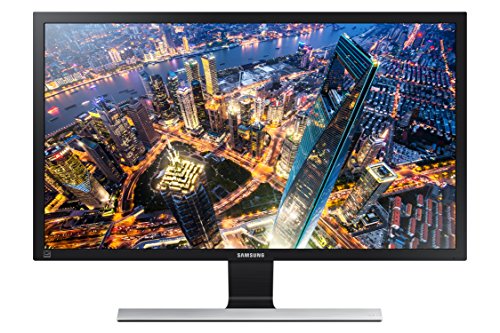 Samsung U28E570 - Monitor de 28"4K (3840x2160), 1 ms, 75 Hz, FreeSync, Flicker-Free, LED, 16:9, 1000:1, 370 cd/m², 170°, 2x HDMI, DisplayPort, Soporte VESA, Gaming Negro Metálico / Plata