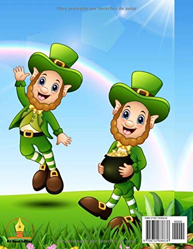 San Patricio libro de colorear para niños: ¡Feliz dia de San Patricio! Colorear para niños pequeños y preescolares de 4 a 8 años