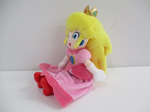 Sanei Super Mario All Star Collection AC05 - Peluche pequeño de Peluche (10 Pulgadas), Color Rosa
