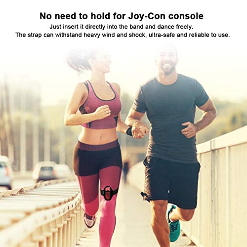 SANON 2 Unids/Lote Banda de Correa de Pierna Elástica Ajustable para Nintendo Switch Joy-Con Ring Fit Juego de Aventuras