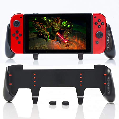 Satisfye ZenGrip Pro, Una Empuñadura De Interruptor Compatible Con Nintendo Switch: Empuñadura Cómoda Y Ergonómica, Joy Con Y Control De Interruptor