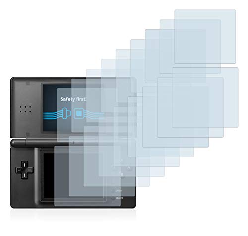 savvies Protector Pantalla Compatible con Nintendo DS Lite (18 Unidades) Película Ultra Transparente
