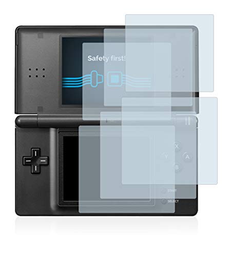 savvies Protector Pantalla Compatible con Nintendo DS Lite (6 Unidades) Película Ultra Transparente