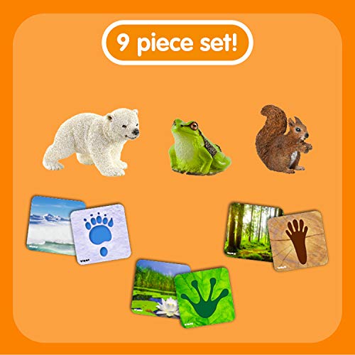 Schleich 42474 Wild Life play set - Schleich tarjetas de aprendizaje Wild Life, juguetes a partir de 3 años