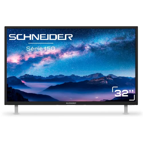 SCHNEIDER TV LED 32", SC-LED32SC150P, HDMI, USB 2.0, 1366x768p, Sintonizador DVB-T, Negro
