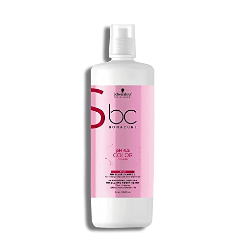 Schwarzkopf Professional BONACURE ph 4.5 - Champú Color Silver Freeze, 1 L