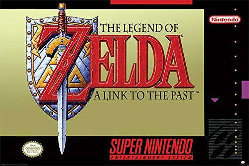 Scifi Planet The Legend of Zelda Poster A Link To The Past 91,5 x 61 cm