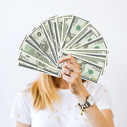 Scratch Cash 100 x $ 100 Dollars (tamaño real)