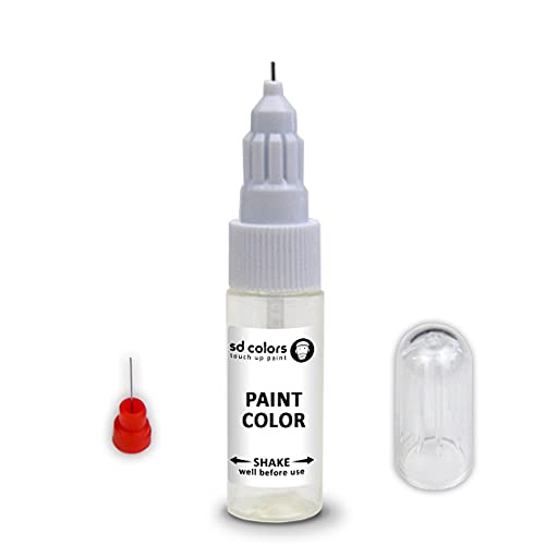 SD COLORS Blanco polar EWP compatible con CITROEN Kit de reparación de bolígrafo de pintura de retoque de 7 ml, código de color EWP POLAR BLANCO