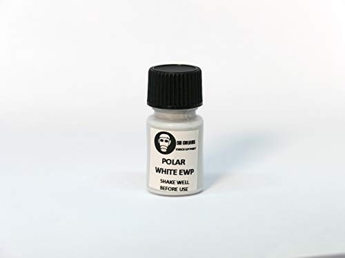 SD COLORS Pintura para retocar blanca Polar, 8 ml, para reparación de arañazos, código de color EWP, color blanco