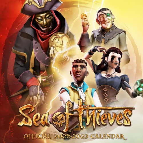 Sea of Thieves 2022-2023 Calendar: Sea of Thieves Calendar 2022 - OFFICIAL Games calendar 2022 18 months- Planner Gifts boys girls kids and all Fans ... 17''x11''(Kalendar Calendario Calendrier). 8