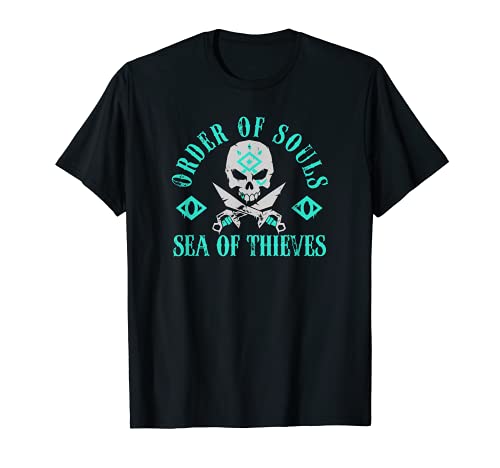 Sea of Thieves Order Of Souls Skull Crossed Swords Camiseta