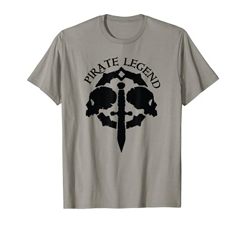 Sea of Thieves Pirate Legend Double Skull Logo Camiseta