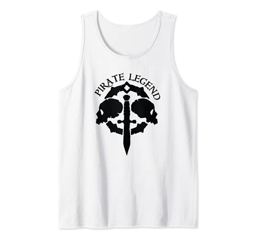 Sea of Thieves Pirate Legend Double Skull Logo Camiseta sin Mangas