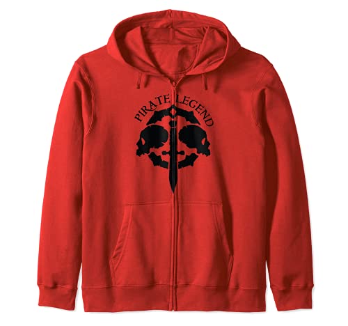 Sea of Thieves Pirate Legend Double Skull Logo Sudadera con Capucha