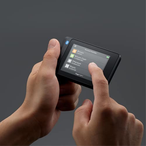 SecuX W20 - La billetera de hardware criptográfico más segura con Bluetooth - Pantalla táctil grande - Administre fácilmente su Bitcoin, Ethereum, BTC, ETH, LTC, DOGE, BNB, Dash, XLM, ERC20, BSC y más