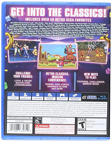 SEGA Genesis Classics for PlayStation 4 [USA]