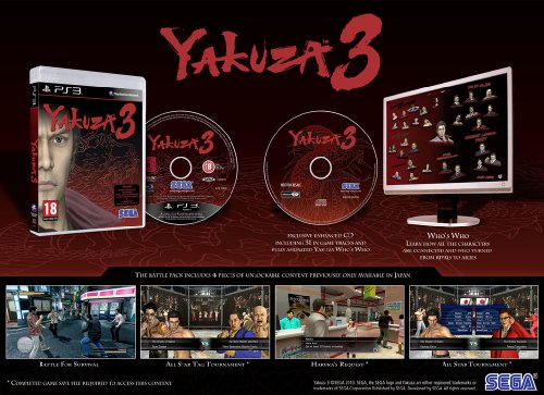 SEGA Yakuza 3, PS3 - Juego (PS3, PlayStation 3, Acción / Aventura, M (Maduro))