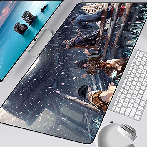 Sekiro Shadows Die Twice Large Alfombrillas de ratón Gaming Comtuper Alfombrillas Escritorio Antideslizantes Alfombrilla para Teclado Jugador PC Portátil 700x300x3mm