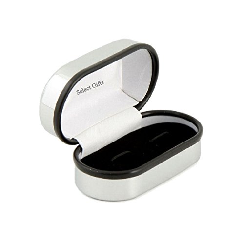 Select Gifts Islas Canarias Gemelos de bandera con keepsake grabado caso