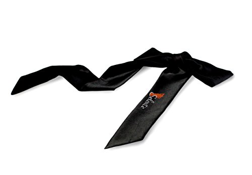 Selente Love & Fun - Juego de Ropa de Noche para Mujer, 3 Piezas, de Negligee/Babydoll, Tanga y Venda de satén, Negro y Turquesa S-M