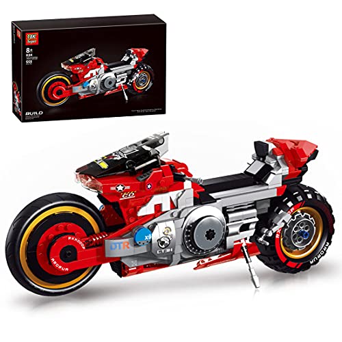 SENG Juego de construcción de bloques de construcción para motocicleta, 668 piezas, personalizado, para moto de carreras, todoterreno, modelo de motocross, compatible con Lego