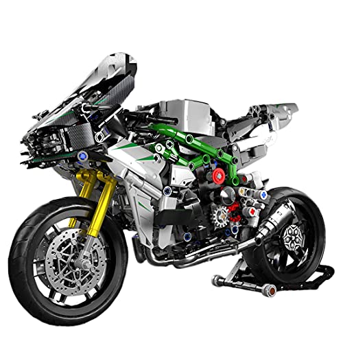SENG Juego de construcción de bloques de construcción para motocicleta, 865 piezas, personalizado, para moto de carreras, todoterreno, modelo de motocross, compatible con Lego