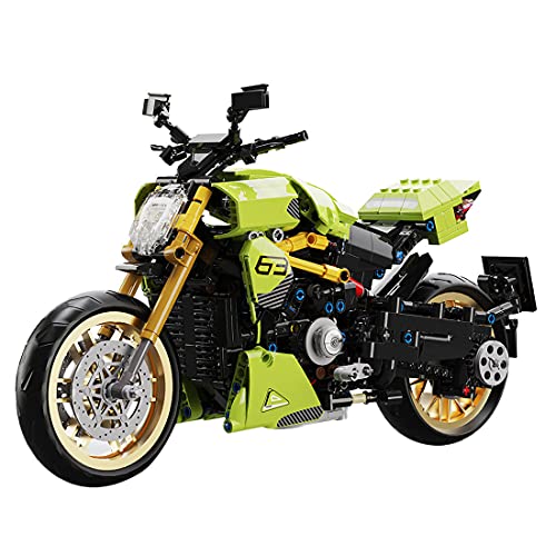 SENG Juego de construcción para motocicleta, 1018 piezas personalizadas, para moto de carreras, todoterreno, modelo de motocross, compatible con Lego