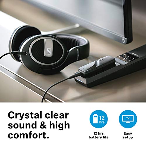 Sennheiser Flex 5000 - Receptor para Sistema inalámbrico de TV, Color Negro