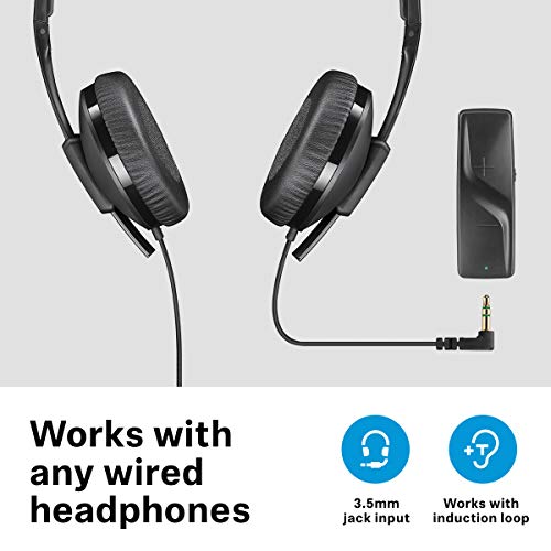 Sennheiser Flex 5000 - Receptor para Sistema inalámbrico de TV, Color Negro