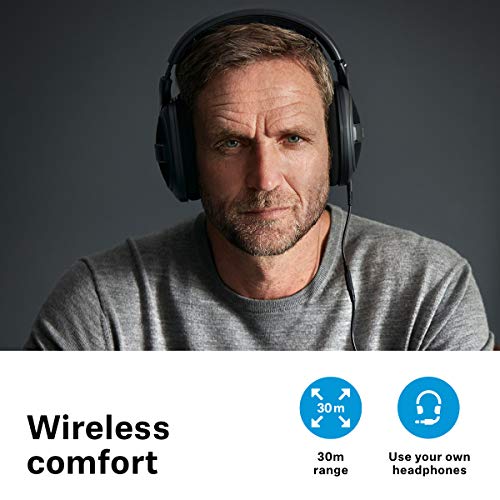 Sennheiser Flex 5000 - Receptor para Sistema inalámbrico de TV, Color Negro