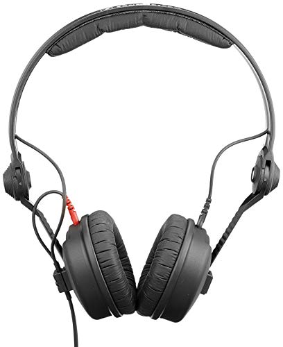 Sennheiser HD 25-1-II Basic Edition - Auriculares de diadema cerrados, color negro
