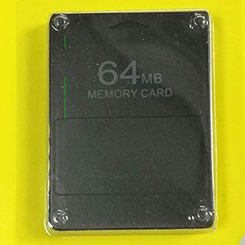 Sensiabl Tarjeta De Memoria Con Capacidad Suficiente Tarjeta De Almacenamiento Compatible Con PS2 Accesorios Electrónicos Negro 64M