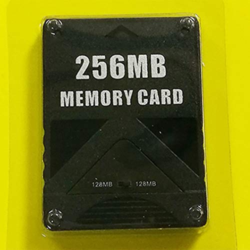 Sensiabl Tarjeta de memoria con suficiente capacidad de almacenamiento compatible con PS2 accesorios electrónicos negro 256M