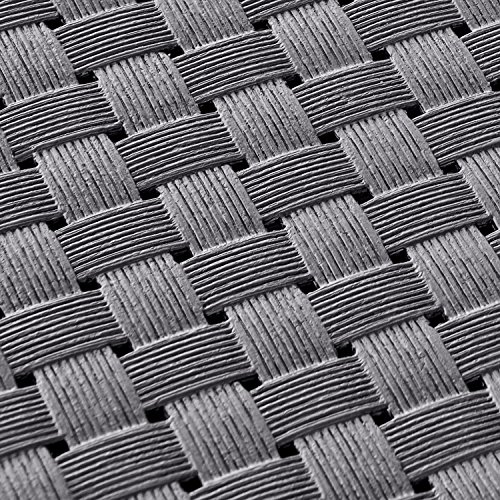 Shaf - Diva Confort | Set Muebles de Salon Exterior - Conjunto Muebles Jardin Exterior 4 Plazas | Fabricado en España con Materiales Reciclados - Color Grafito