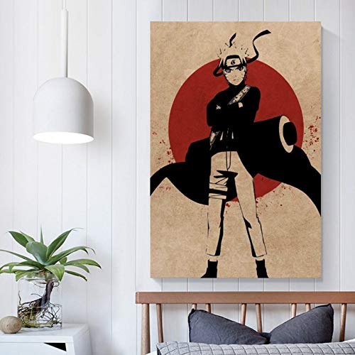 shangfeng Naruto Shippuden - Póster decorativo de anime (20 x 30 cm)