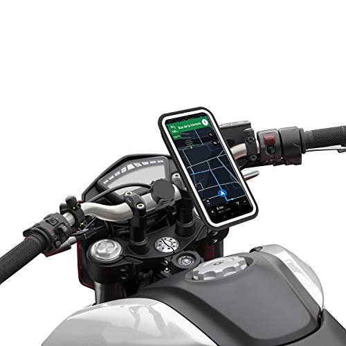 Shapeheart - Soporte Móvil Magnético para manillar de Moto, talla XL, para Teléfono hasta 16,8cm, Negro