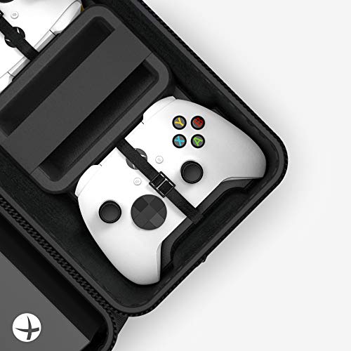SHBC Estuche Rígido Compatible con la Consola de Juegos Xbox Series X Bolsa de Viaje de Almacenamiento para Controladores Inalámbricos y Cables