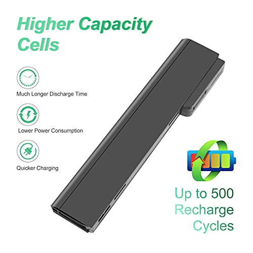 Shentec 4400mAh CC06 CC06XL CC09 Batería Laptop para HP EliteBook 8460p 8460w 8470p 8470w 8560p 8560w 8570p ProBook 6360b 6460b 6465b 6470b 6560b 6565b 6570b 628664-001 628666-001 [6Celdas/10,8V]