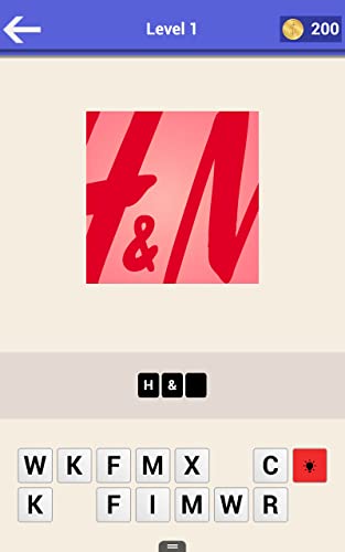 Shopping Brand Quiz - Guess Logo Game