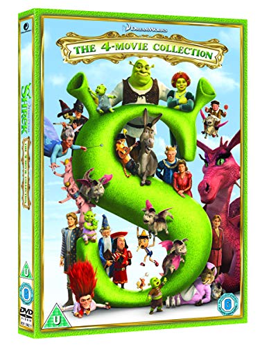 Shrek/ Shrek 2/ Shrek The Third/ Shrek Forever After - 2018 Artwork Refresh (4 Dvd) [Edizione: Regno Unito]