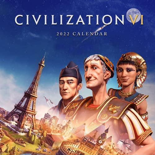 Sid Meier's Civilization VI: OFFICIAL 2022 Calendar - Video Game calendar 2022 - Sid Meier's Civilization VI -18 monthly 2022-2023 Calendar - ... girls kids and all Fans BIG SIZE 17''x11''