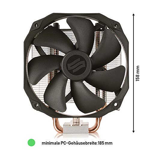SilentiumPC Fortis 3 HE1425 Disipador de CPU con Ventilador PMW de 140 mm