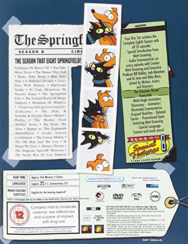 Simpsons-Series 8 Box Set [Reino Unido] [DVD]