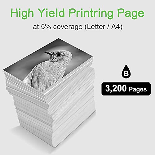 SINOPRINT - Cartucho de tóner Compatible para HP 203X CF540X 203A CF540A para Color Laserjet Pro MFP M281fdn M281fdw M280nw M281cdw, Pro M254dn M254dw M254nw HP203X HP203A (1 Negro)